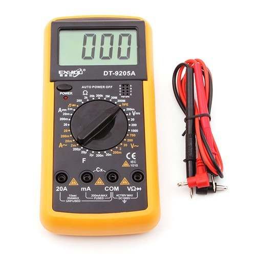 Multímetro Digital Dt-9205a 2.8 Lcd